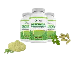Packed with antioxidants, moringa helps your body combat free radicals, reducing stress and aiding immunity.